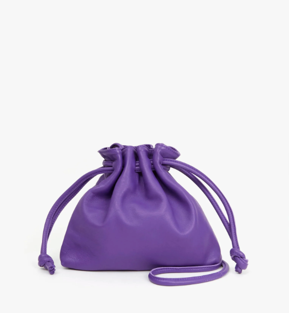 Clare V, Bags, Clare V Midi Sac In Purple Rattan